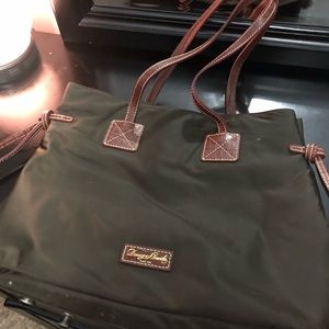 Nylon Dooney  carry all tote